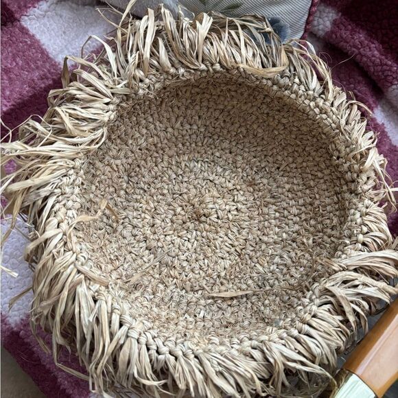 Natural Fiber Decorative Basket - Picture 2 of 4